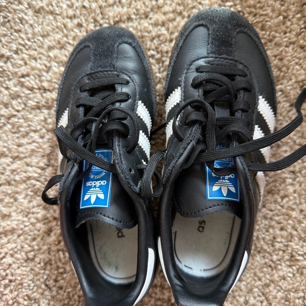 Adidas Classic Black and White Trainers